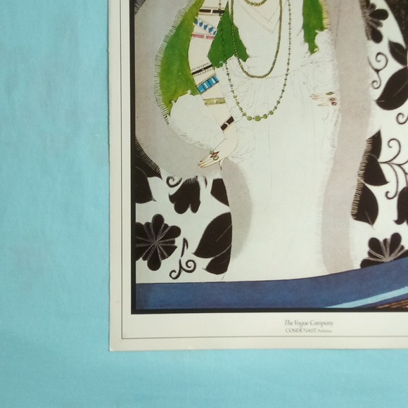 VOGUE POSTER NEW YORK WINTER FASHIONS NOV 1 1921 - Picture 5 of 10